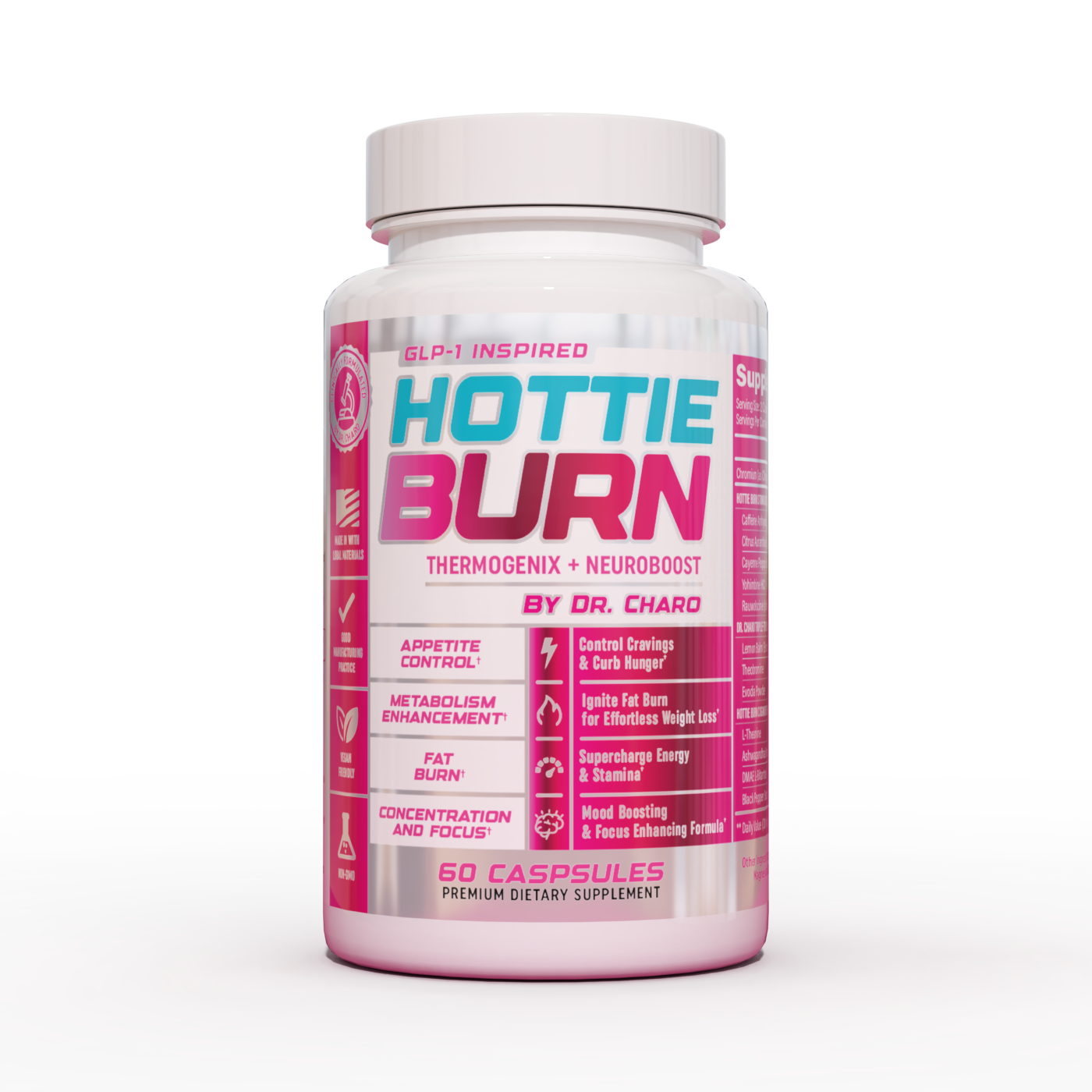 Hottie burn glp-1 capsules ozempic alternative natural weight loss pill